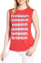 Women's Rebecca Minkoff Feminism Muscle Tee - Red