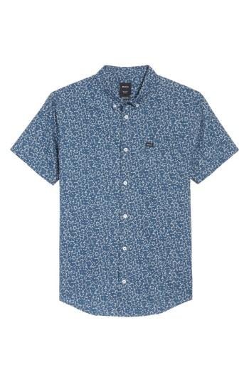 Men's Rvca That'll Do Floral Woven Shirt