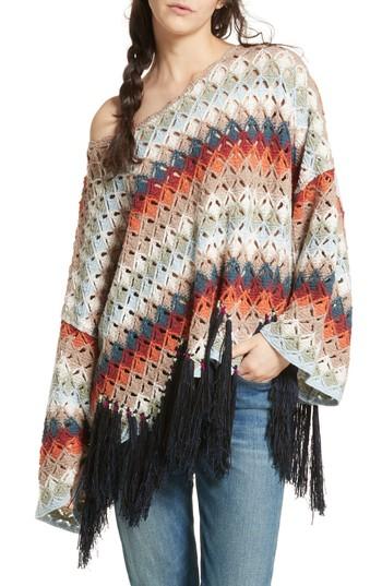 Women's Free People Nadia's Poncho /small - Beige