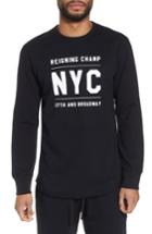 Men's Reigning Champ Logo Graphic Long Sleeve T-shirt - Black