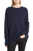 Women's Theory Karenia R Cashmere Sweater, Size - Blue
