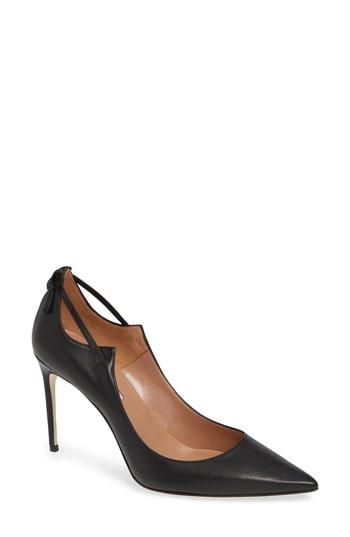 Women's Brian Atwood Veruska Pointy Toe Pump Us / 35eu - Black