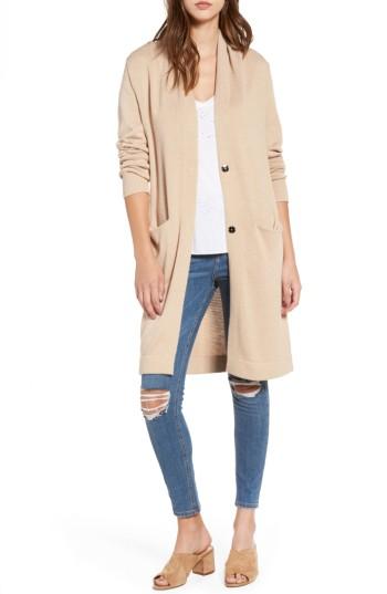 Women's Leith Shawl Collar Cardigan, Size - Brown