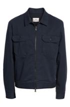 Men's Ag Axle Shop Regular Stretch Cotton Blend Jacket - Blue