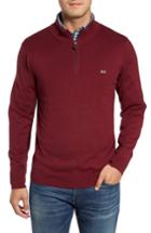 Men's Vineyard Vines Quarter Zip Pullover, Size - Red