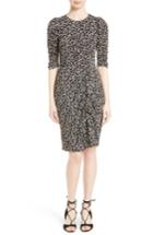 Women's Rebecca Taylor Floral Fizz Midi Dress - Black