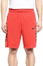 Men's Nike Elite Stripe Basketball Shorts - Red