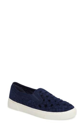 Women's 1.state Delphin Braided Slip-on Sneaker .5 M - Blue