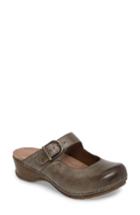 Women's Dansko 'martina' Mary Jane Buckle Clog .5-11us / 41eu M - Grey