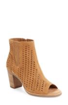 Women's Toms Majorca Perforated Suede Bootie M - Brown