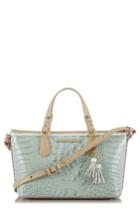 Brahmin Mini Asher Croc Embossed Leather Tote -