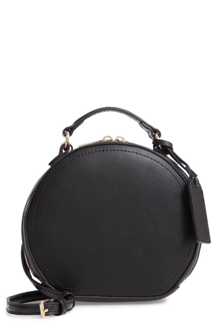 Sole Society Jayma Circle Crossbody Bag - Black