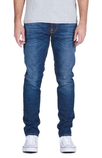 Men's Nudie Jeans Lean Dean Slouchy Slim Fit Jeans X 34 - Blue