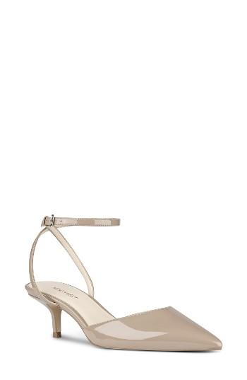 Women's Nine West Fonesca Strappy D'orsay Pump M - Brown