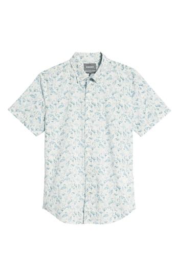 Men's Bonobos Riviera Slim Fit Flamingo Print Sport Shirt R - White