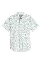 Men's Bonobos Riviera Slim Fit Flamingo Print Sport Shirt R - White