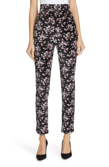 Women's Rebecca Taylor Tilda Velvet Pants - Black