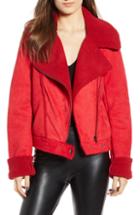 Women's The Fifth Label Sometimes Moto Jacket, Size - Red