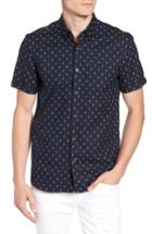 Men's Ted Baker London Slim Fit Musical Print Sport Shirt (m) - Blue