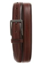 Men's Trafalgar Cortina Leather Belt - Honey Maple