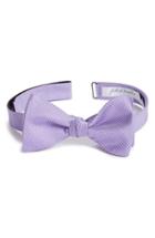 Men's John W. Nordstrom Dot Silk Bow Tie, Size - Purple