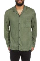 Men's The Kooples Slim Fit Paisley Sport Shirt - Green