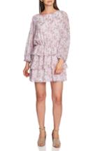 Women's 1.state Bloomsbury Floral Tiered Ruffle Dress - Pink