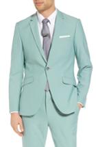 Men's Topman Skinny Fit Suit Jacket R - Green