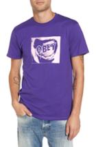 Men's Obey Screamer Graphic T-shirt, Size - Purple
