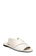 Women's Via Spiga Halina Slide Sandal M - Ivory