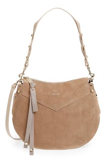 Jimmy Choo Artie Suede Hobo Bag -