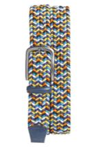 Men's Torino Belts Woven Belt - Navy Multicolor
