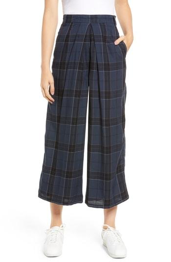 Women's Obey Silverlake Wide Leg Crop Pants - Blue