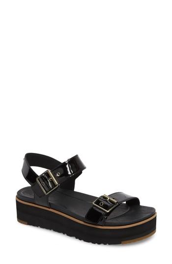 Women's Ugg Angie Platform Sandal M - Black