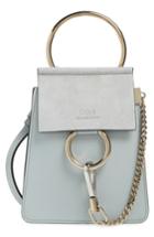 Chloe Faye Small Suede & Leather Bracelet Bag -