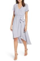 Women's Leith Wrap Midi Dress, Size - Grey