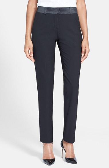 Women's After Six Stretch Wool Tuxedo Pants