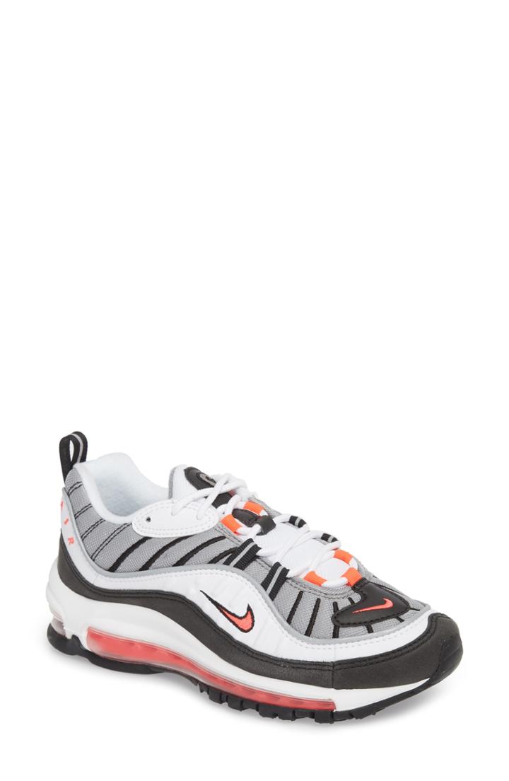 Women's Nike Air Max 98 Running Shoe .5 M - White