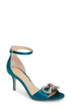 Women's Jewel Badgley Mischka Miguela Crystal Bow Sandal M - Green