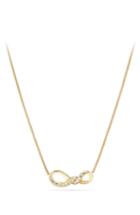 Women's David Yurman Continuance Pendant Necklace In 18k Gold With Diamonds