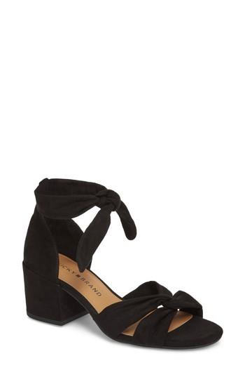 Women's Lucky Brand Xaylah Ankle Strap Sandal M - Black