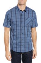 Men's Travis Mathew Jones Fit Plaid Sport Shirt