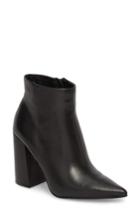 Women's Steve Madden Justify Flared Heel Bootie M - Black