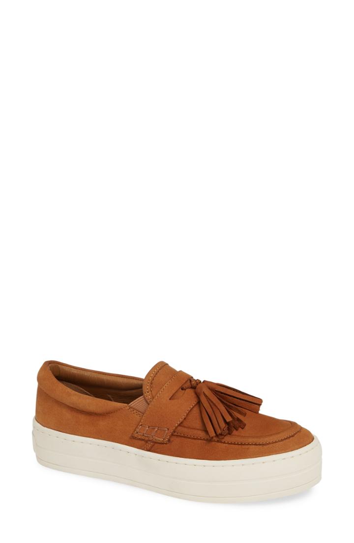 Women's Jslides Hallie Slip-on Sneaker .5 M - Brown