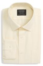 Men's Nordstrom Men's Shop Smartcare Traditional Fit Dress Shirt 32/33 - Yellow