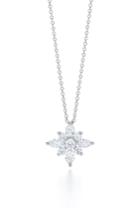 Women's Kwiat .90ct Tw Diamond Star Pendant Necklace
