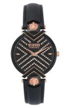 Women's Versace Mabillon Leather Strap Watch, 36mm
