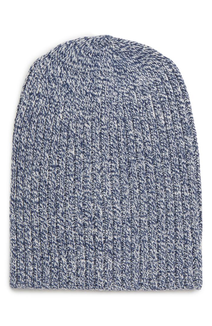 Women's Madewell Perfect Textured Rib Beanie - Blue