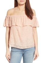 Women's Lucky Brand Off The Shoulder Top - Pink