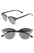 Men's Prive Revaux The Chairman 50mm Polarized Browline Sunglasses - Black